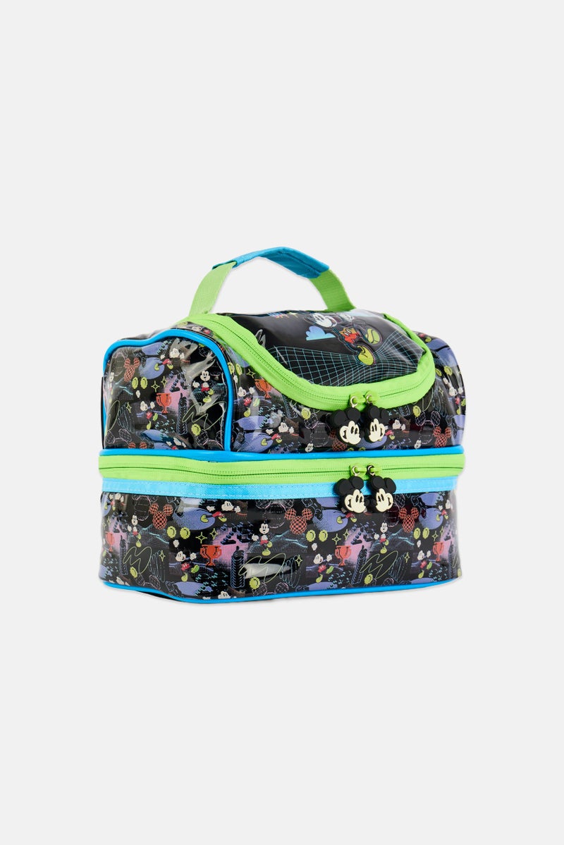 Toys For Less Kids Boy Mickey Mouse Level-Up Lunch Bag 2 Compartment, Multicolor - Image 2