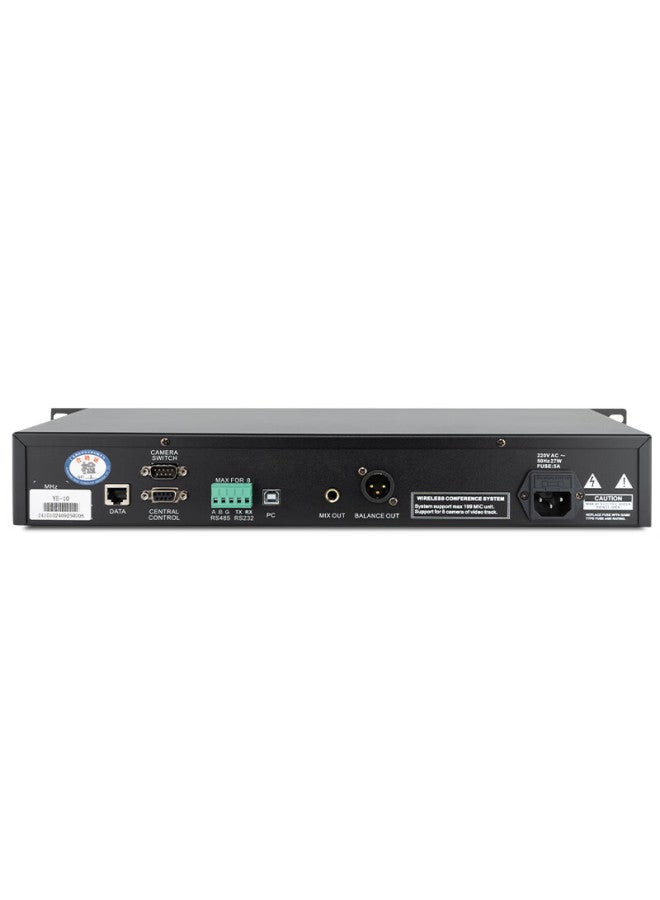 Shile Conference Room Audio System, Professional Camera-tracking Wireless Handheld Microphone, Lithium Battery Rechargeable Microphone, Large Square Tube Microphone, Ye-10 Main Unit Multi-seat Version - Image 4