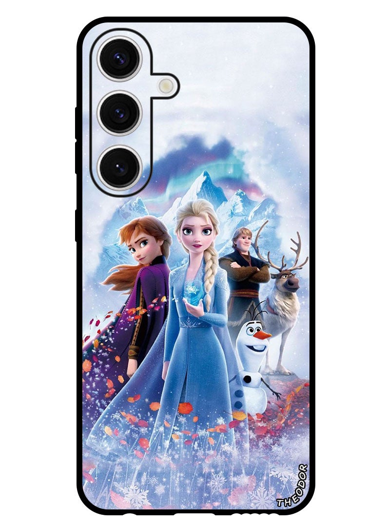 Theodor Protective Case Anti Scratch Shock Proof Bumper Cover For Samsung Galaxy S24 Elsa the Snow Queen - Image 1