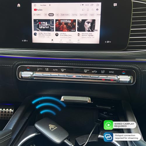 AutoSky Wireless CarPlay and Android Auto AI Box Lite for Factory Wired CarPlay Cars - Supports Netflix and YouTube Must use Hotspot - Go Wireless CarPlay and Android Auto. Wired CarPlay Required - Image 5