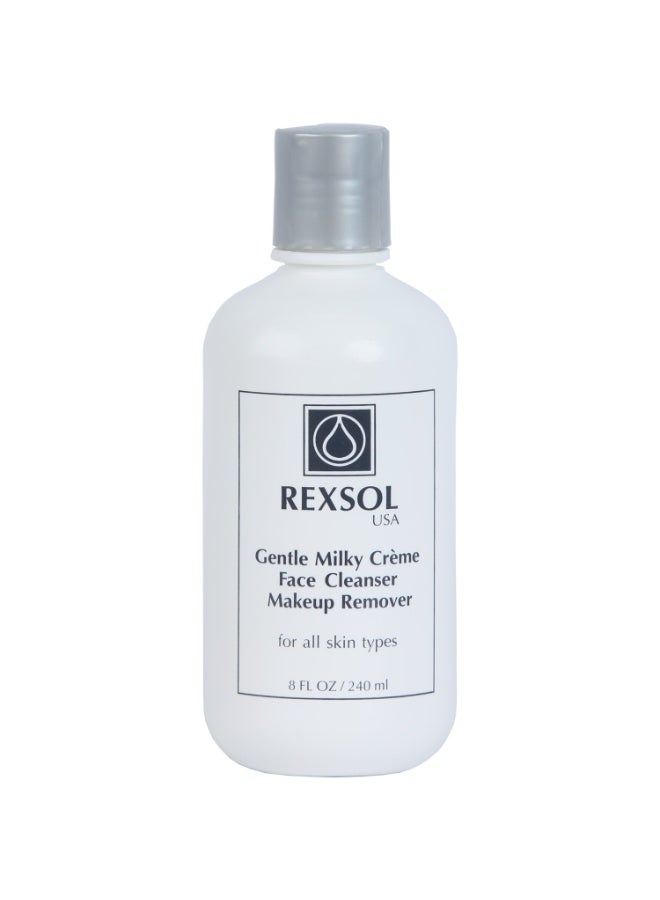 REXSOL Gentle Milky CrÃ¨me Face Cleanser Makeup Remover (240 ml / 8 fl oz)