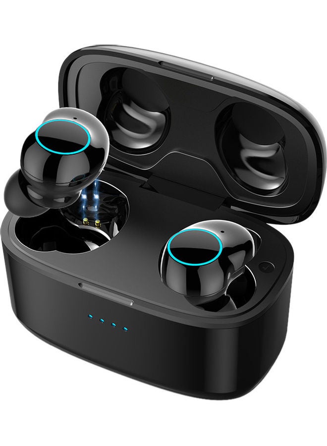 سماعة رأس بلوتوث T3 TWS تعمل باللمس أسود - Image 1