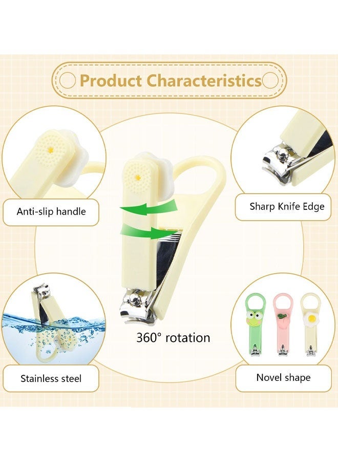 Kids Nail Clipper Set, 3 Pieces Nail Clippers Cute Childrens Nail Clippers Sharp For Women, Girls, Children - Image 3