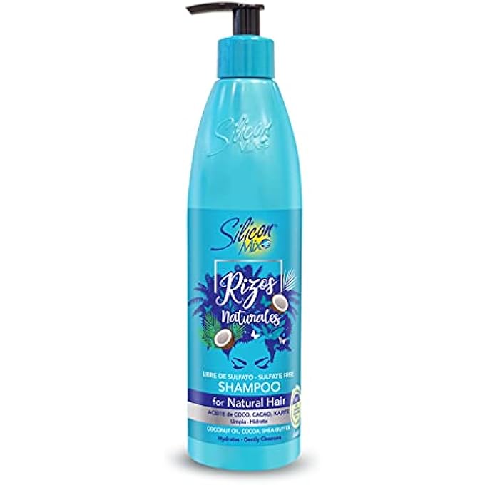 Silicon Mix SULFATE FREE SHAMPOO FOR NATURAL HAIR | RIZOS NATURALES |FOR CURLY AND AFRO HAIR | 16 OZ | - Image 1