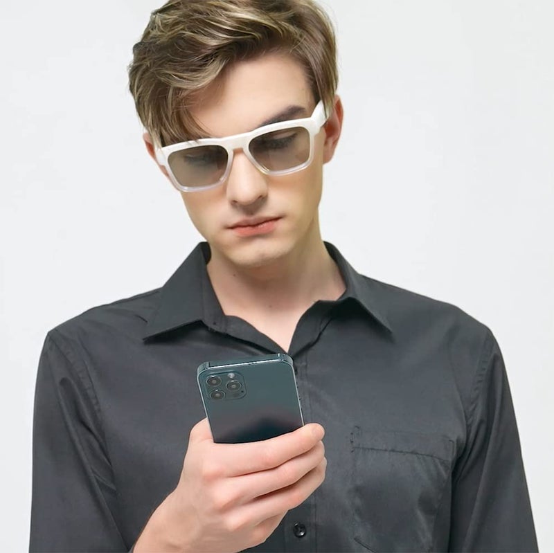 OhO sunshine OhO Smart Glasses,Polarized Sunglasses with Bluetooth Speaker,Athletic/Outdoor UV Protection and Voice Control,Unisex(Transitional Lens) - Image 2
