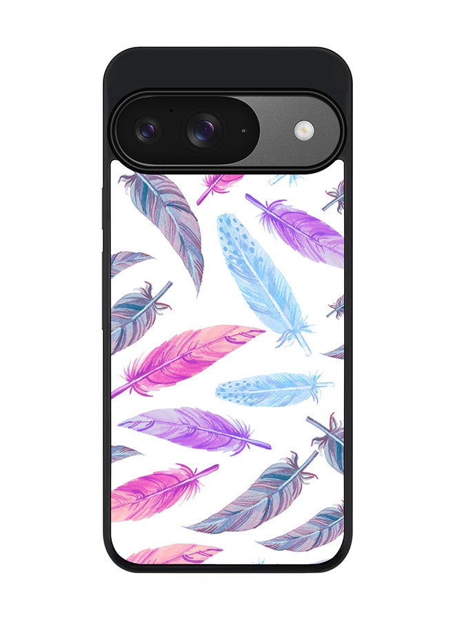 Stylizedd For Google Pixel 9 Case,Slim fit Camera Protection, Shockproof Thin Phone cover - Feather Colors - Image 1