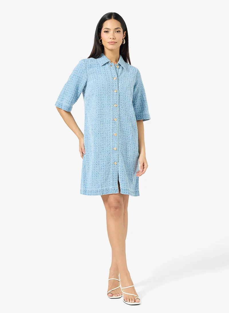Onlbelle Boucleshort Sleeve Denim Dress