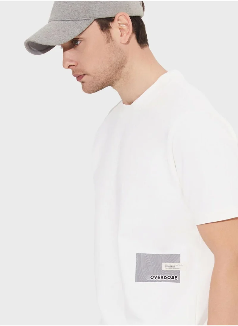JUNE Printed Crew Neck T-Shirt