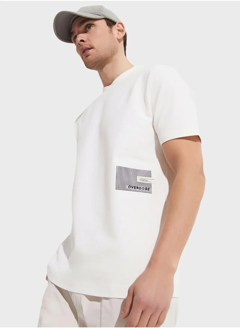 JUNE Printed Crew Neck T-Shirt