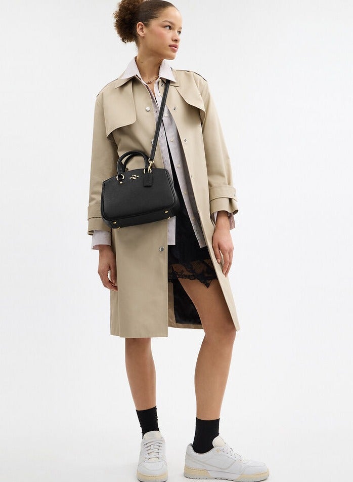 coachoutlet Coach Savannah Small Carryall Bag,  Women's Shoulder Bag, Women's Cross-Body Bag, Women's Hand Bag, Women's  Tote Bag, Black - Image 3