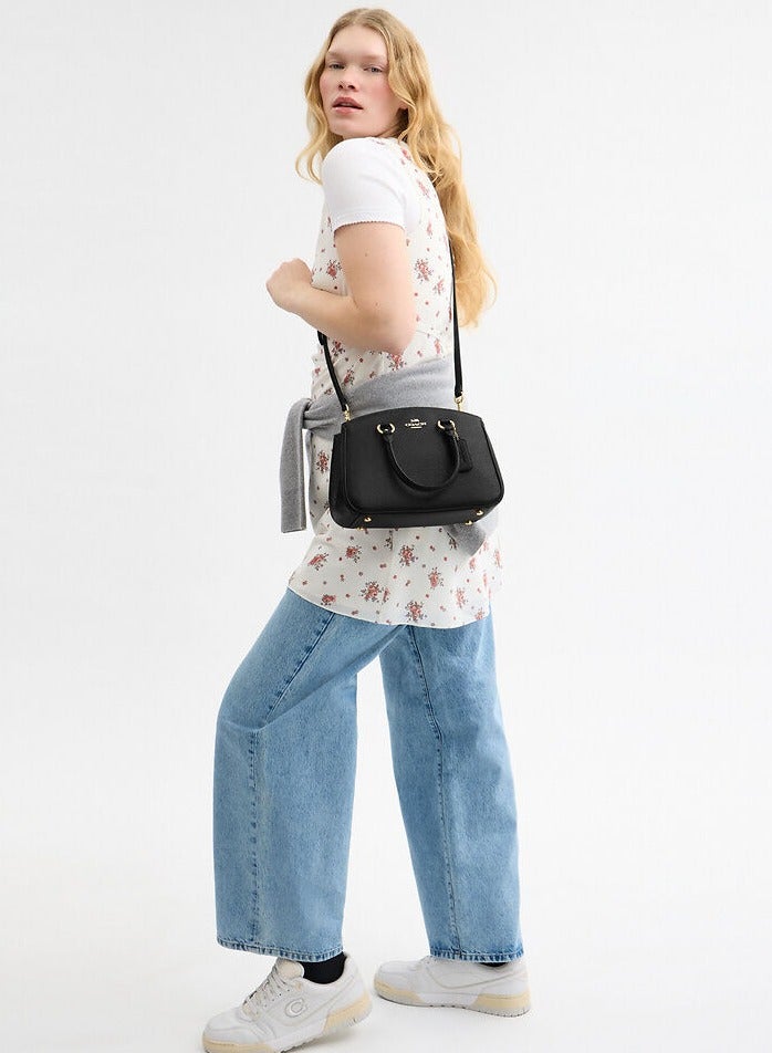 coachoutlet Coach Savannah Small Carryall Bag,  Women's Shoulder Bag, Women's Cross-Body Bag, Women's Hand Bag, Women's  Tote Bag, Black - Image 4