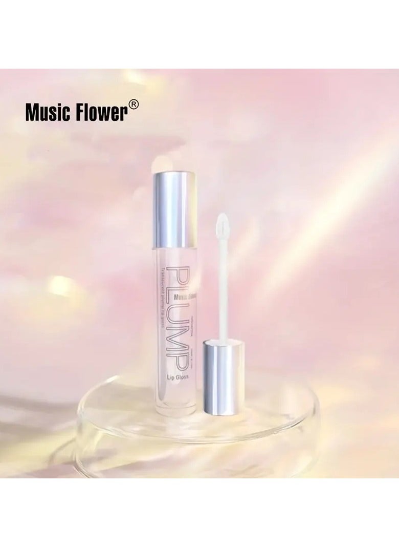 Music Flower - Charming Smudge Proof Lip Plumper Lip Gloss: Shiny Liquid Lipstick and Nourishing Lip Stain - Image 1