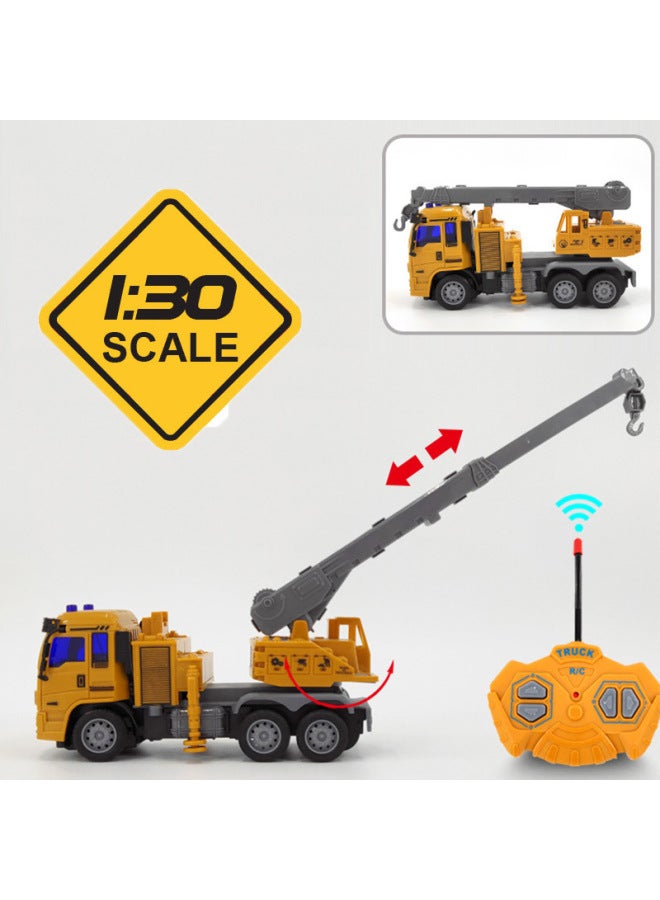 1:30 Children's Four-way With Lithium-ion Remote Control Fire Truck Sanitation Engineering Car Boy Toy Simulation Model Car-Color:QH833A-1D Water Cannon Fire Truck-Proportion:Package 1: 1 Lithium Battery 1 Charging Line  - Image 5