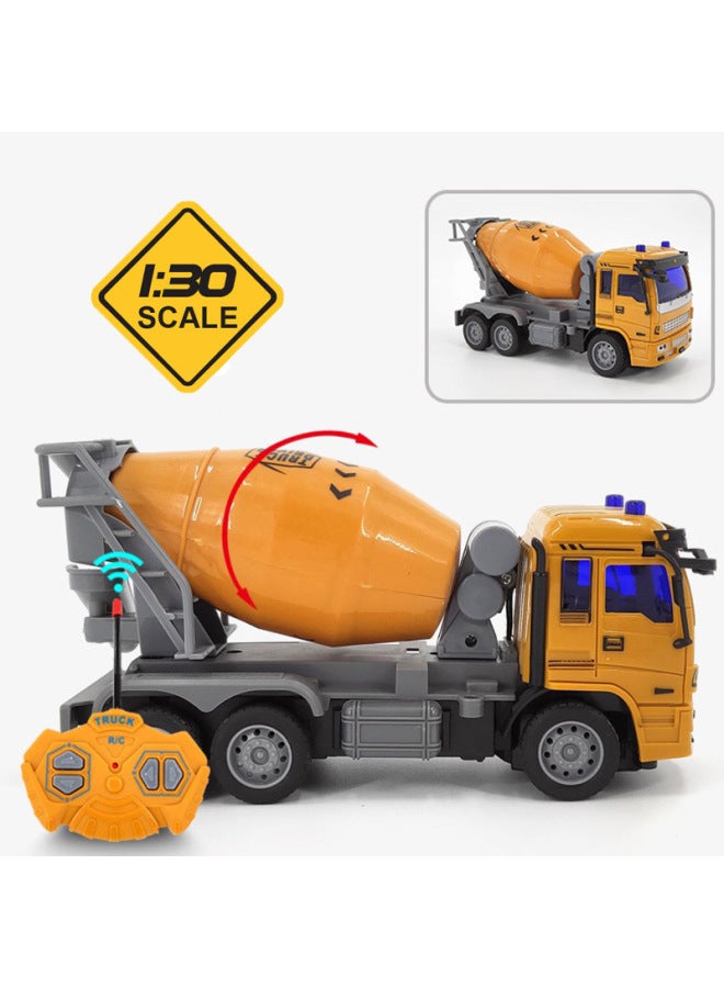 1:30 Children's Four-way With Lithium-ion Remote Control Fire Truck Sanitation Engineering Car Boy Toy Simulation Model Car-Color:QH833A-1D Water Cannon Fire Truck-Proportion:Package 1: 1 Lithium Battery 1 Charging Line  - Image 4