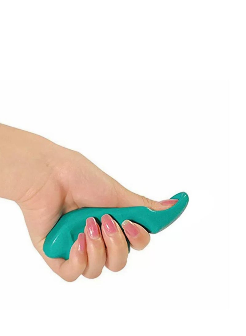 مدلك الإبهام لالتهاب المفاصل وتنظيف نفق كاربال -أداة التدليك ذات نقاط الأنسجة العميقة مع مقبض قوي غير انزلاقي، أخضر (لكبار السن والطابعين الثقيلين) - Image 3