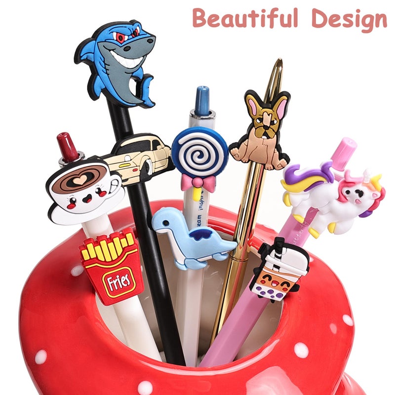 Ella & Emma 100PCS Mixed Pencil Toppers - Kawaii Pen Charms for Boys and Girls, Cute Classroom Rewards and Prizes for Students, Pencil Charms Decorations for School Supplies, Kids Incentives (100pcs Mixed) - Image 3