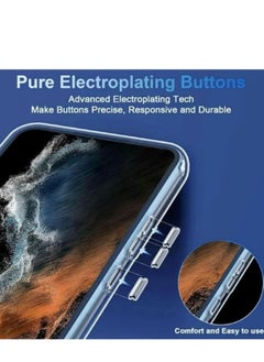 Magnetic Samsung Galaxy S24 Plus, Magnetic Case, Compatible with MagSafe Wireless Charging, Anti-Scratch Bumper Cover (Clear), TPU - PC  - Image 5