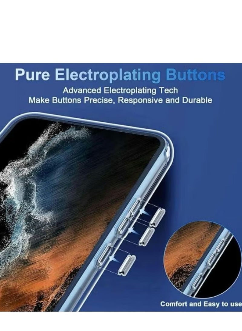 Magnetic Samsung Galaxy S24 Plus, Magnetic Case, Compatible with MagSafe Wireless Charging, Anti-Scratch Bumper Cover (Clear), TPU - PC - Image 5