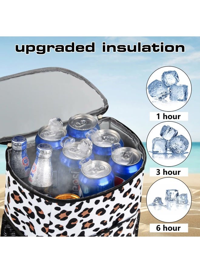 Wolka Cooler Backpack 30 Cans,Portable Backpack Coolers Insulated Leak Proof,Waterproof Soft Sided Cooler Bag for Travel,Beach,Camping,Picnic,Lunch Backpack for Women - Image 4