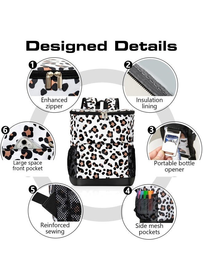 Wolka Cooler Backpack 30 Cans,Portable Backpack Coolers Insulated Leak Proof,Waterproof Soft Sided Cooler Bag for Travel,Beach,Camping,Picnic,Lunch Backpack for Women - Image 2