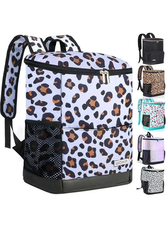 Wolka Cooler Backpack 30 Cans,Portable Backpack Coolers Insulated Leak Proof,Waterproof Soft Sided Cooler Bag for Travel,Beach,Camping,Picnic,Lunch Backpack for Women - Image 1
