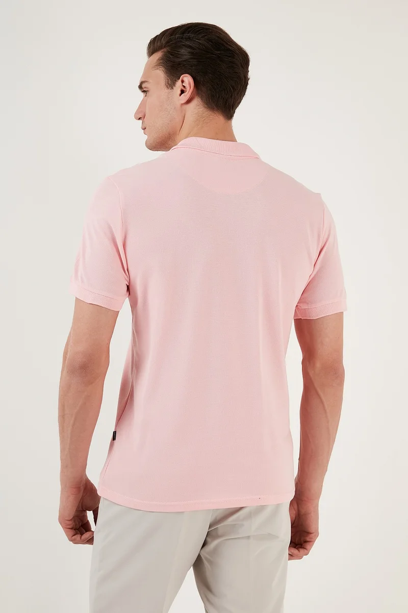 بوراتي Cotton Buttoned Regular Fit Polo T Shirt Men's Polo T Shirt 5902127