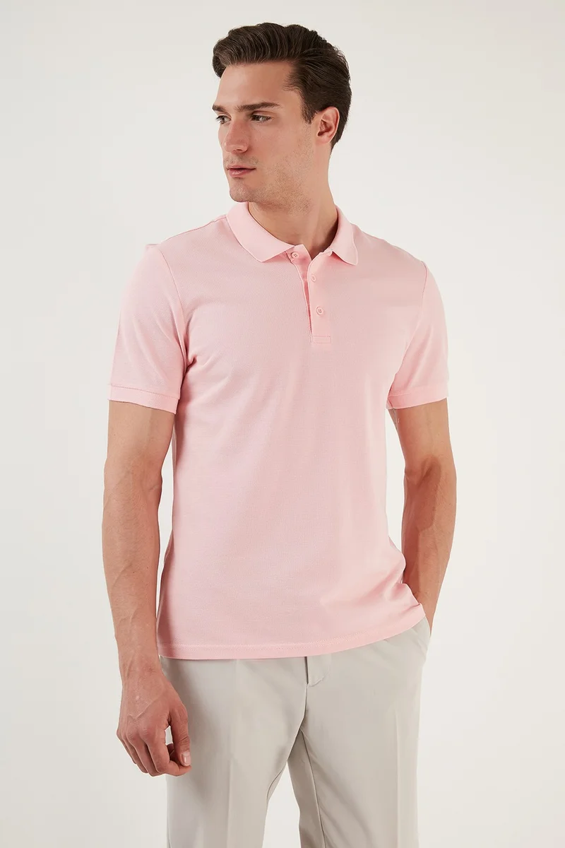 بوراتي Cotton Buttoned Regular Fit Polo T Shirt Men's Polo T Shirt 5902127