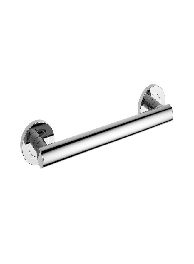 KIBI 12 Inch Stainless Steel Bathroom Safety Grab Bar | Straight Shaped Grab Bar for Bathtubs and Showers, Shower Safety Grab Bars for Seniors, Wall Mounted Anti-Slip Support (Chrome, KGB1112) - Image 1