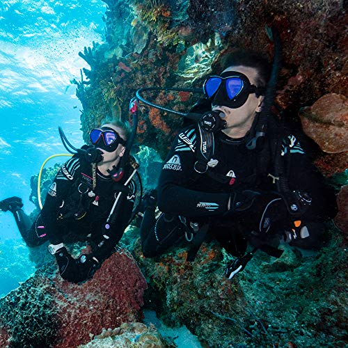 TUSA توسا SP-0101 هايبر دراي إليت II سنوركل للغوص، أسود/برتقالي طاقة - Image 2