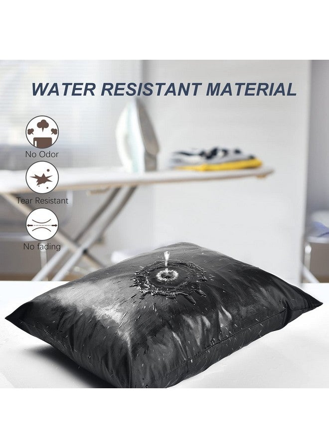 OTraki OTraki Travel Laundry Bags 2 Pack Wet Bag for Swimsuit and Towels Waterproof Wet Dry Bag 16 x 20 inch Dirty Clothes Gym Laundry Bags with Handle for Beach Swimming Workout Yoga Black - Image 2
