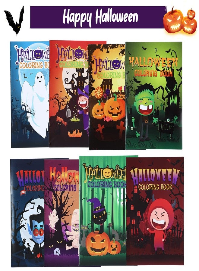 Faccito 24 Pieces Halloween Coloring Books Party Favors Mini Coloring Booklet Spooky Ghost Witch Pumpkin Drawing Book for Kids Halloween Party Treat Goodie Bag Fillers Gifts Supplies - Image 3