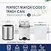 RayPard 5 Gallon 80 Counts Strong Drawstring Trash Bags Garbage Bags by RayPard Small Plastic Bags Trash Can Liners for Home Office Kitchen Bathroom Bedroom White Waste Basket Liners White - Image 4