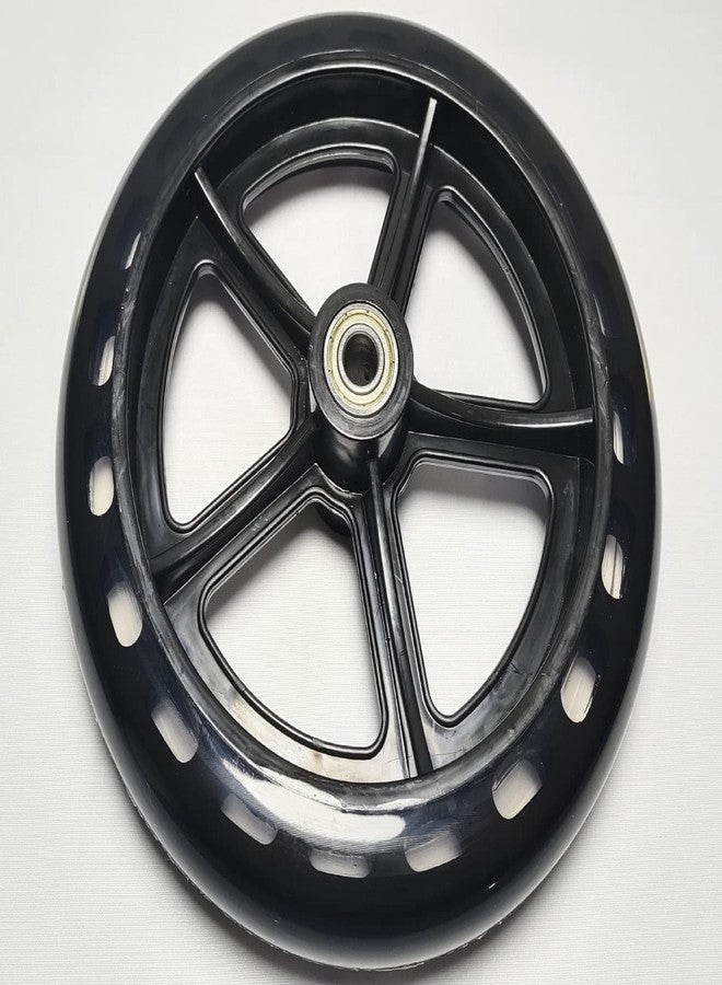 ComsenMed knee walker scooter replacement wheels,7.5 Inch Wheel with Non Marking Polyurethane,Front or Rear Wheel Assembly, Universal Parts.,fits 796,KneeRover most models and other brands knee walker(1Ea,) - Image 2