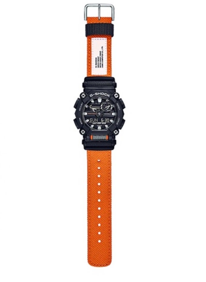 CASIO Liquid/Pointer Dual Display Series G-SHOCK YOUTH Series - Industrial Design Theme - Anti-magnetic and shockproof - Quartz movement - Plastic strap - Japanese and Korean made - Men's watch - Black dial - Image 3