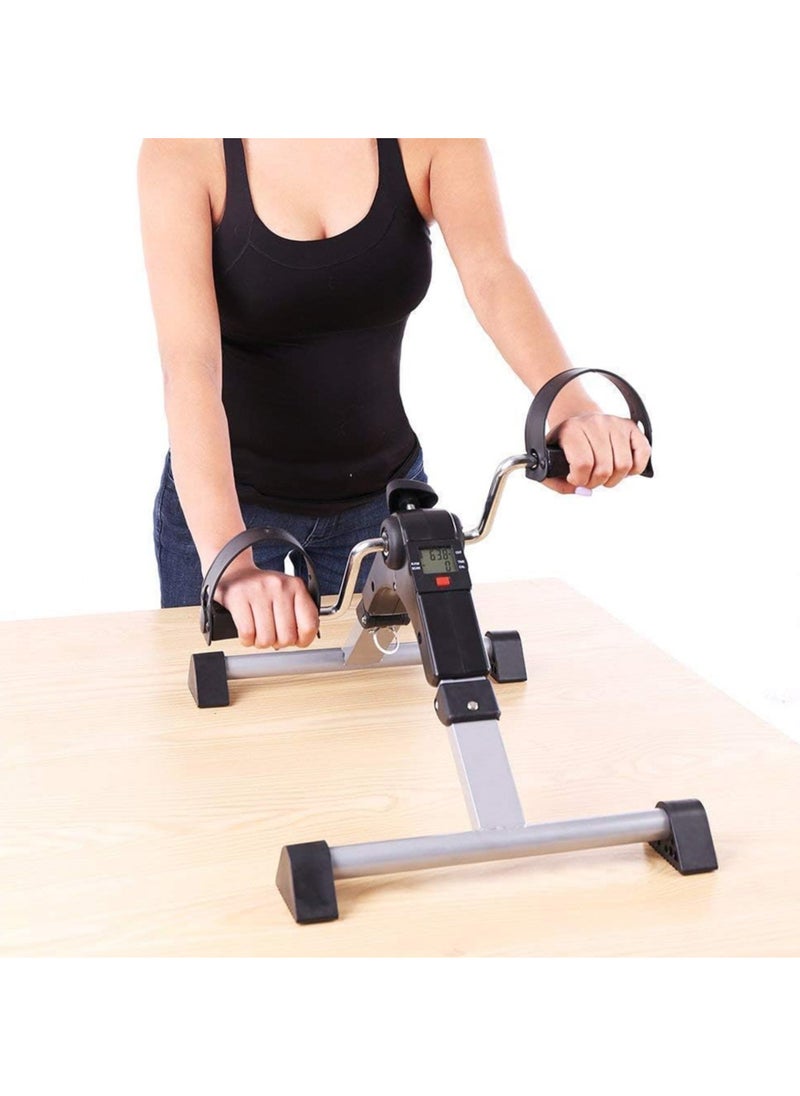 Generic Foldable Under Desk Exercise Bike Portable Arm and Leg Pedal Exerciser  - Image 2