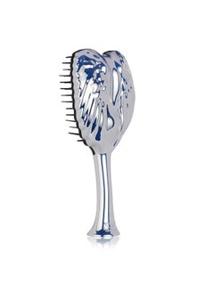 Tangle Angel Pro Detangling Hair Brush, Best Detangler Comb For All Hair Types | White Chrome  - Image 1