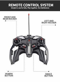 GROIC Transform RC Car Robot LED Remote Control Car Transforming Robot 360° Speed Drifting one-click Deformation Remote Control Car Independent Robot Deformation RC Car Toy  - Image 4