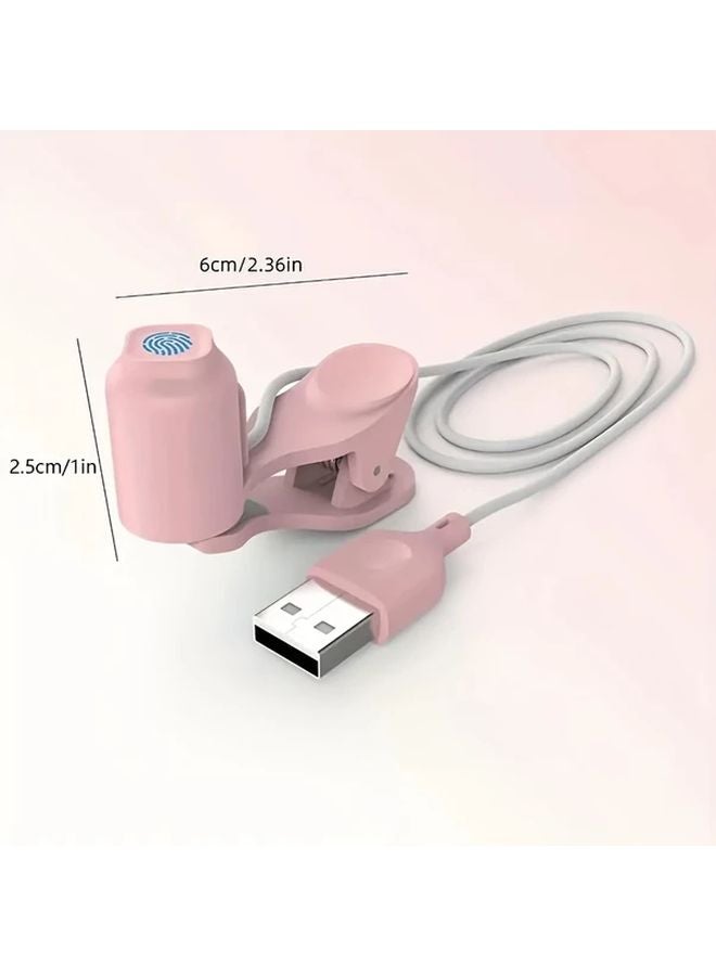 Pink Mini Screen Clicker Auto Like USB Touch Button Three Speed Adjustable Silent - Image 2