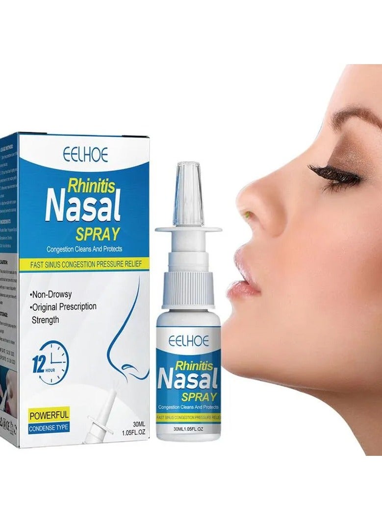 EELHOE 30ml Herb Nasal Spray Sinusitis Treatment Chinese Medical Nose Care Chronic Allergic Rhinitis Sinusitis Sneeze Inalador Spray - Image 1