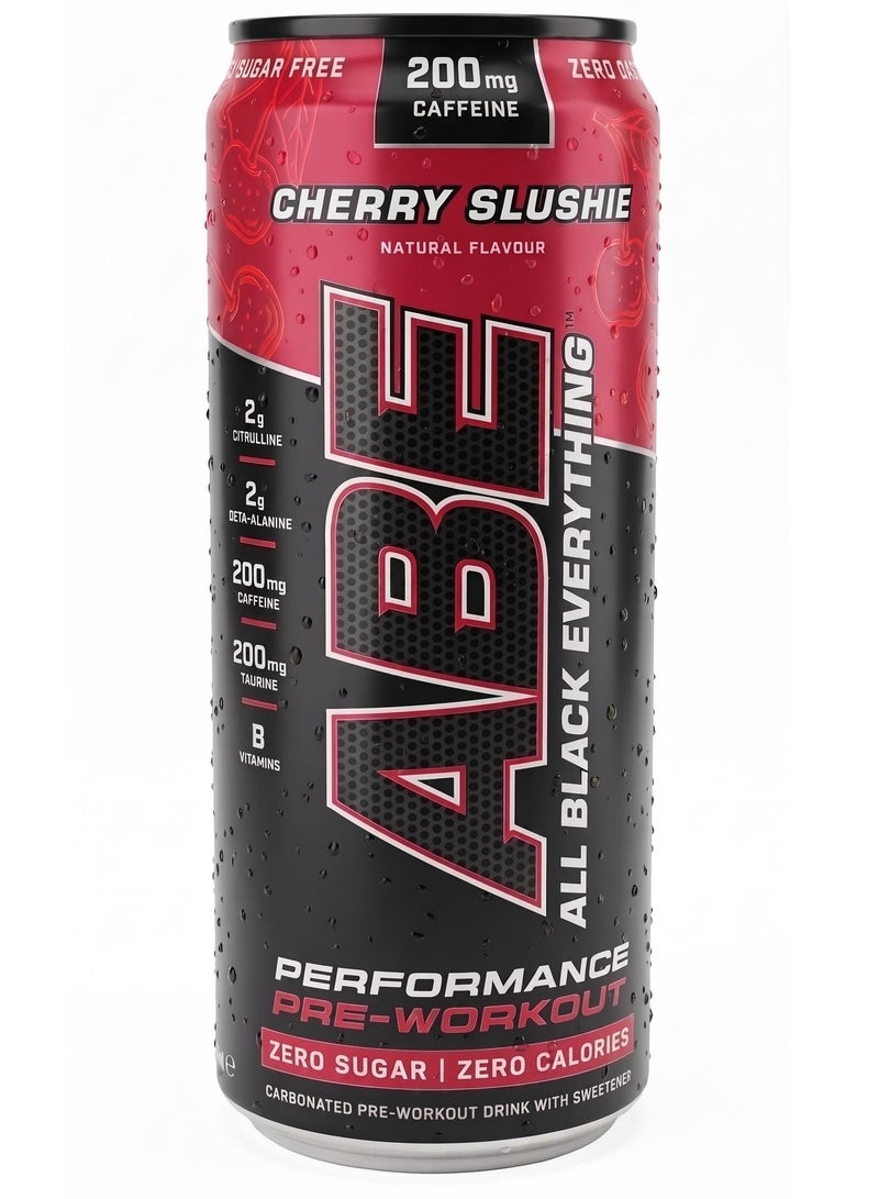Applied Nutrition ABE Pre Workout Athletic Drink Food Supplement Cherry slushie 330ml pack of 12 - Image 2