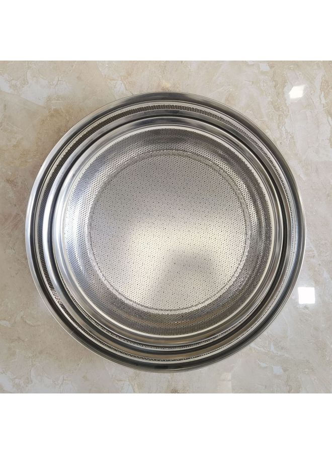 Stainless Steel Sieve For Flour Sand Grain Filtering Precision Mesh Plate Modern Simple Style Non-Patented Product From Chaoshou-Specifications:Add Steel Ring 52cm(40/box)  - Image 4