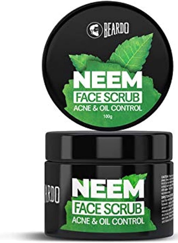 BEARDO مقشر الوجه من BEARDO بنبات النيم للرجال، 100 جرام - Image 2