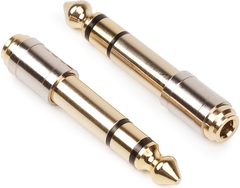 PASOW 1/4'' Male to 1/8'' Female Stereo Headphone Adapter 6.35mm to 3.5mm Audio Adapter Pure Copper for Headphone, Amplifier, Guitar, 2 Pack - Image 2