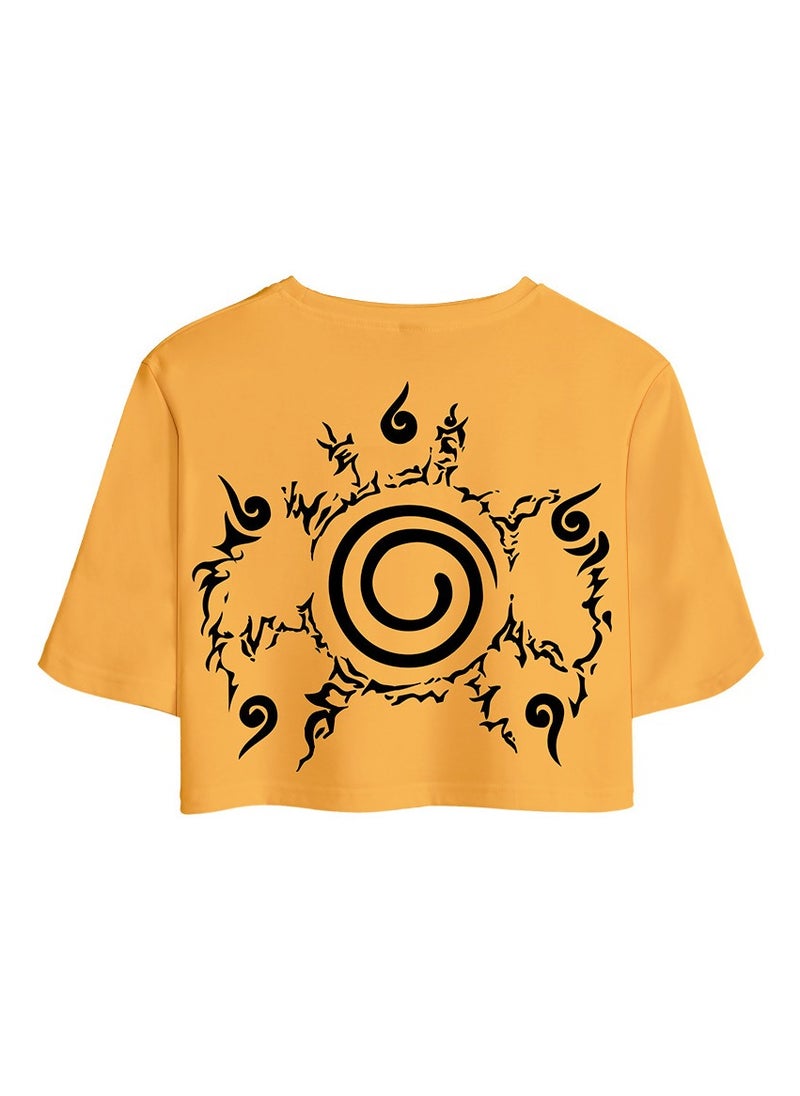 KUYING New Naruto Crop Top Short T Shorts Set  - Image 2