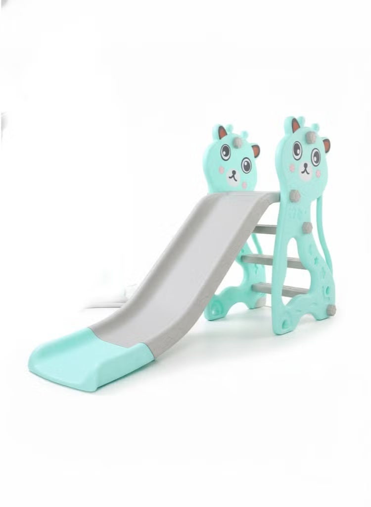 فول جوي مجموعة زحليقة وأرجوحة مع حلقة كرة سلة 3*1 للأطفال،مجموعة ملعب داخلي وخارجي للأطفال الصغار،مجموعة ألعاب تسلق للأطفال - Image 4