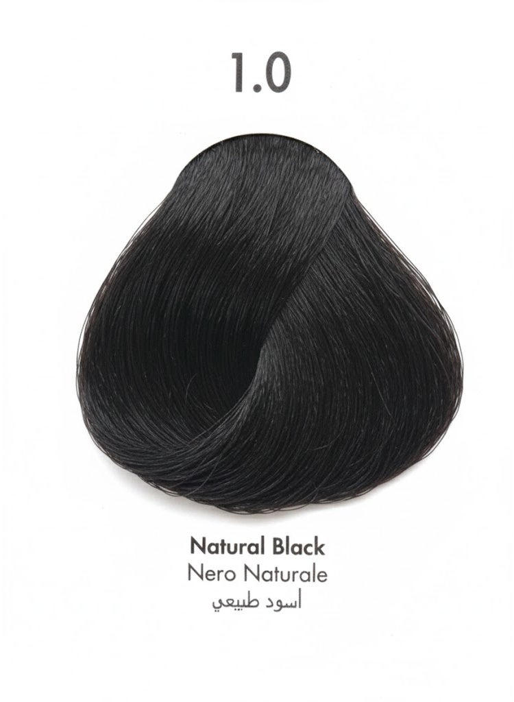 VIZO PROFESSIONAL VIZO Permanent Hair Color Cream No-1.0 NATURAL BLACK - Image 3