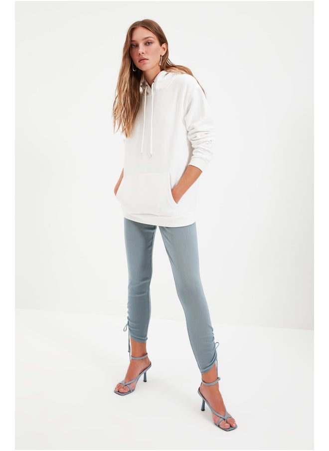 trendyol - Sweatshirt - Ecru - Boyfriend - Image 1