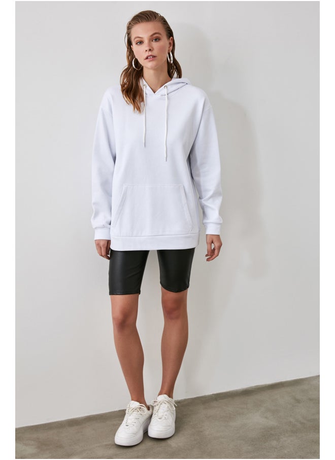 trendyol - Sweatshirt - Ecru - Boyfriend - Image 1