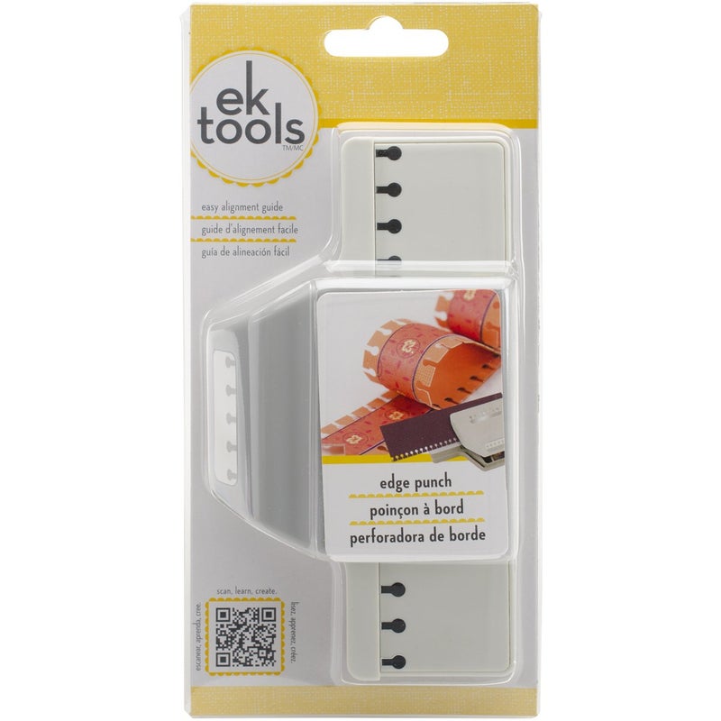 EK Tools Edge Punch - Round Binding Edge 54-40182, Grey - Image 1
