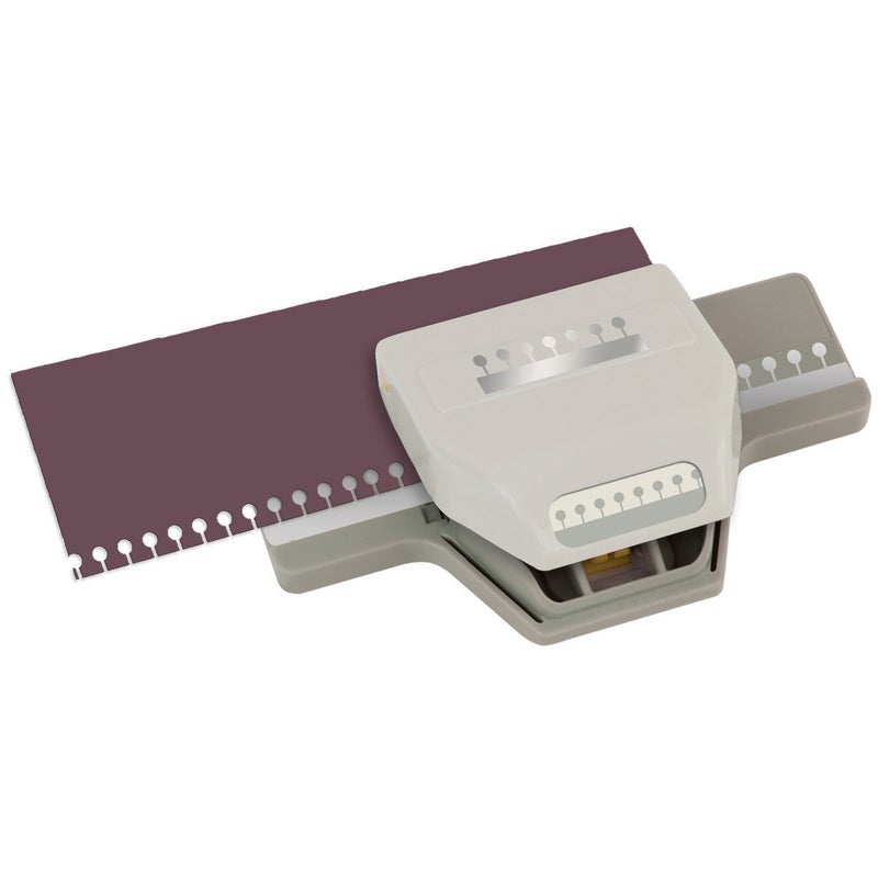 EK Tools Edge Punch - Round Binding Edge 54-40182, Grey - Image 4